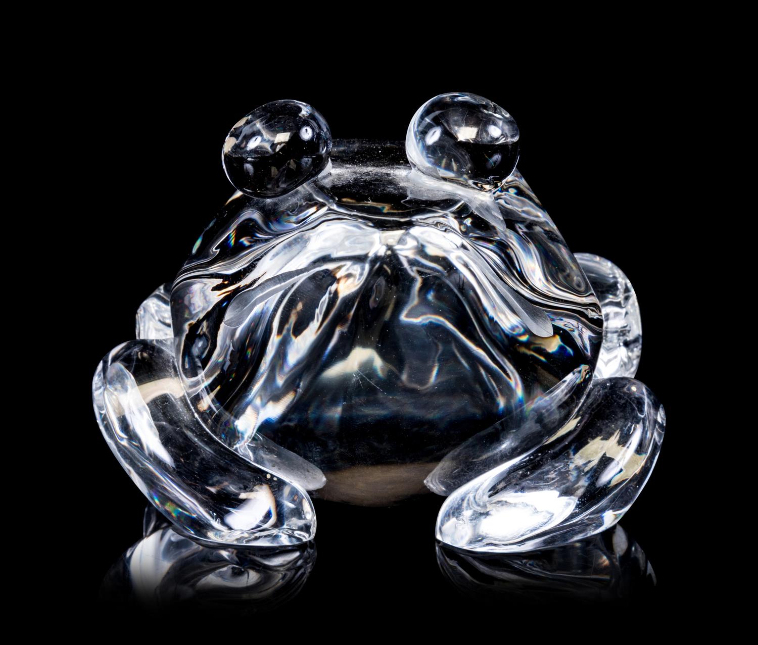 A Steuben Molded Glass Figure