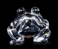 A Steuben Molded Glass Figure