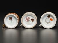 Three Hunter's Porcelain Occupational Shaving Mugs
