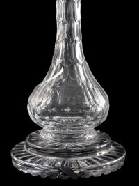 A Pair of Cut Glass Oil Lamp Bases