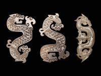 Three Chinese Archaistic Style Jade Plaques