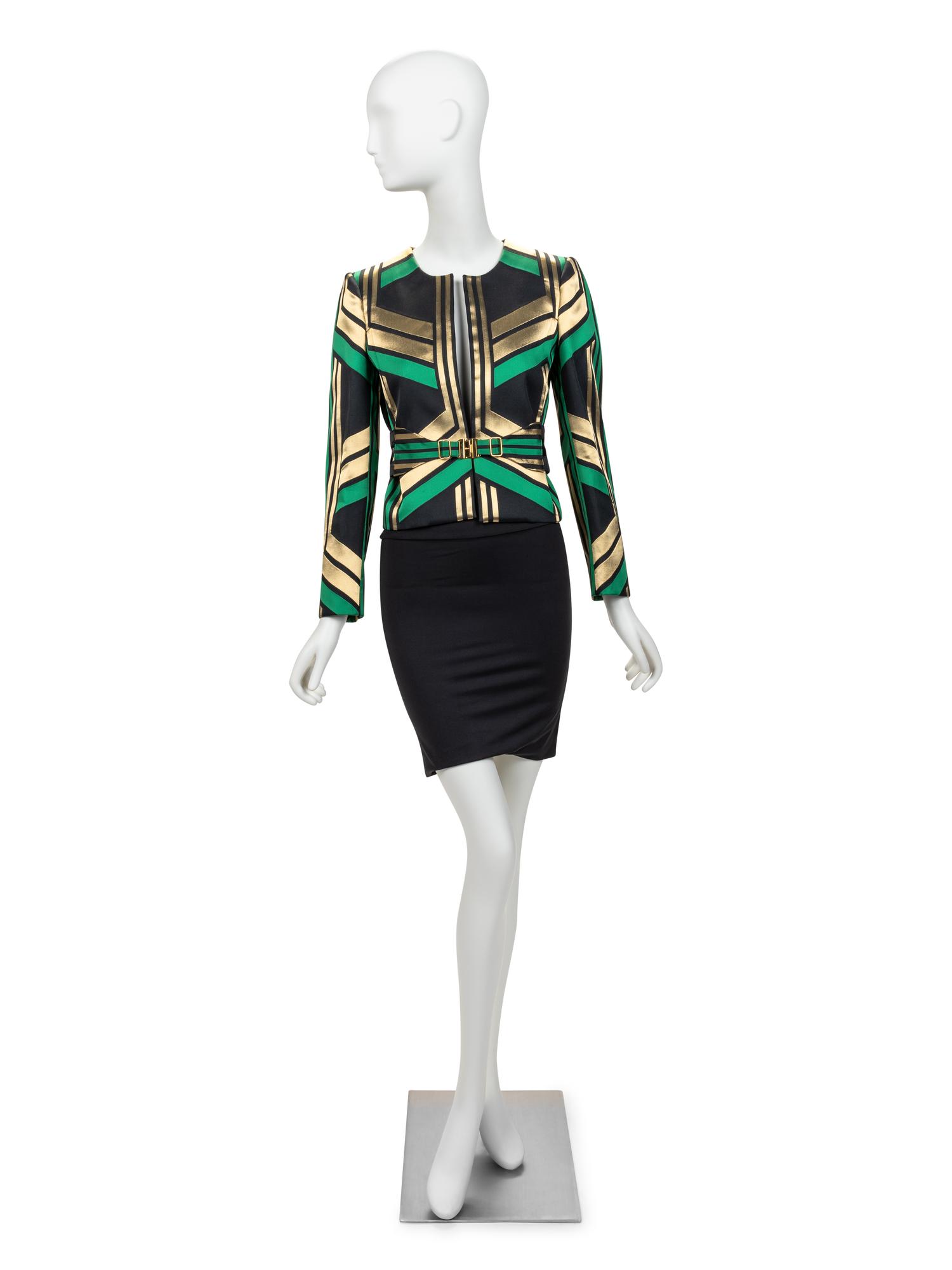 Gucci Jacket and Belt, Spring 2012