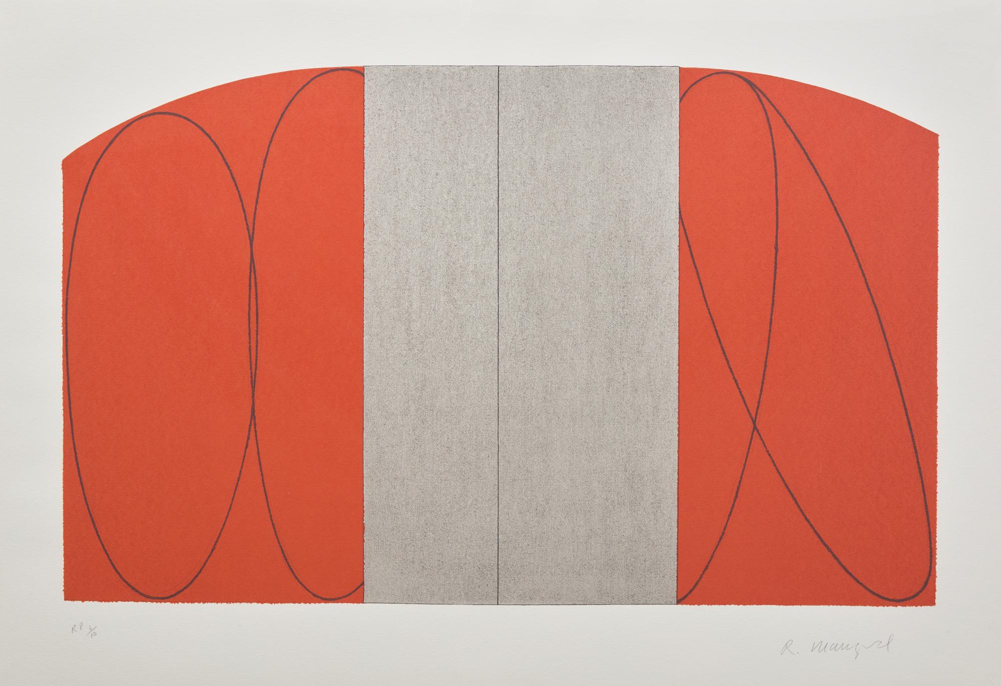 Untitled (Red/Gray Zone) (Lincoln Center/List Print at the Barbican Centre) , 1997