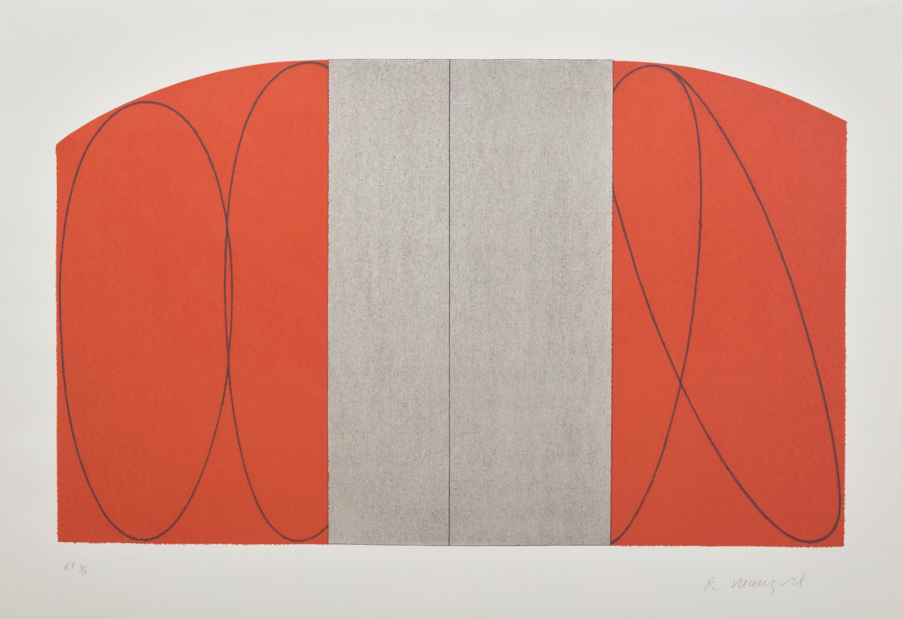 Untitled (Red/Gray Zone) (Lincoln Center/List Print at the Barbican Centre) , 1997