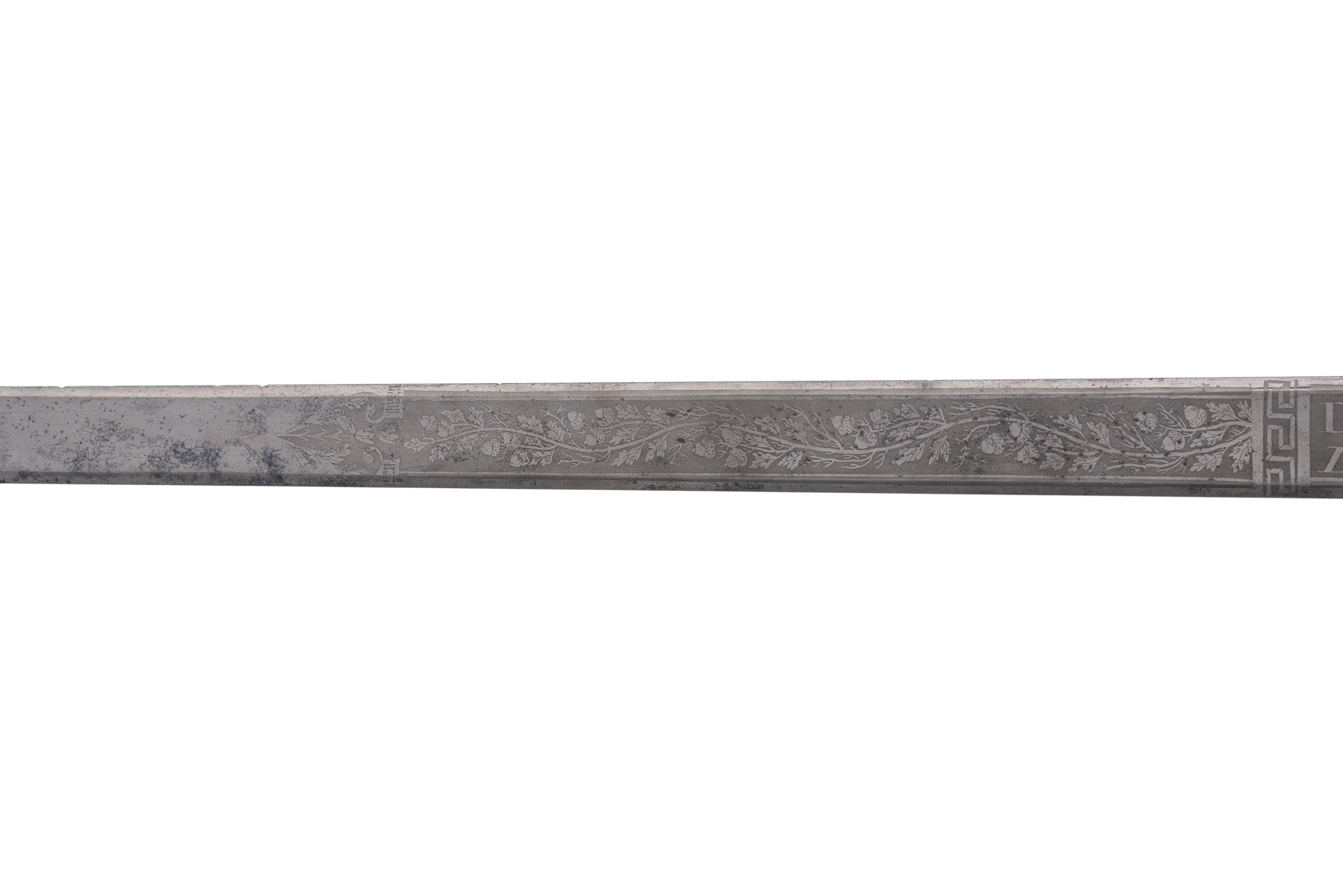A Rare William Rose War of 1812 Lake Champlain Congressional Presentation Sword of Sailing Master Daniel Ricard