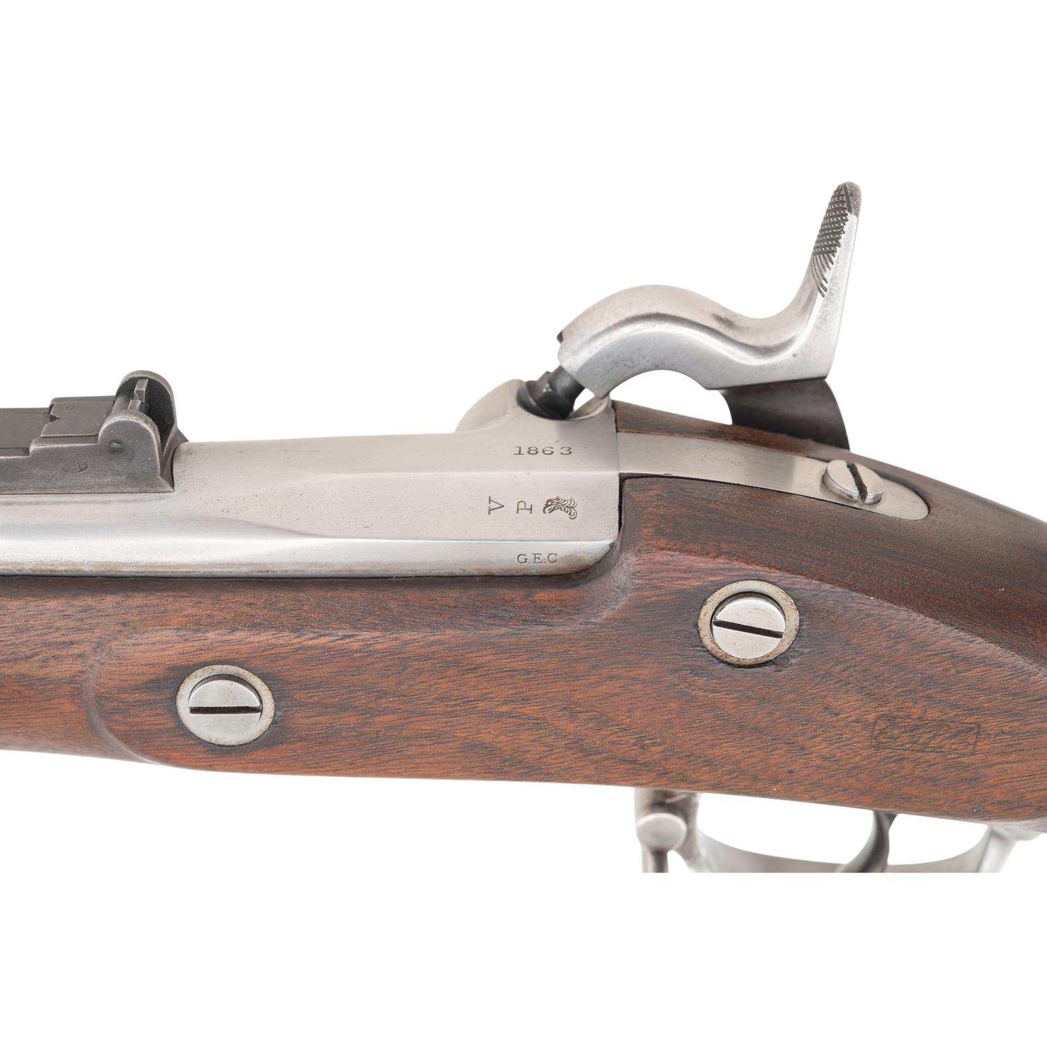 Rare Union Arms Company Marked Contract Model 1861 Rifle Musket by E Robinson