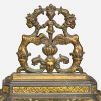 A Renaissance Revival gilt and patinated bronze clock Edward F. Caldwell & Co. (active 1895-1959), New York, NY, early 20th century