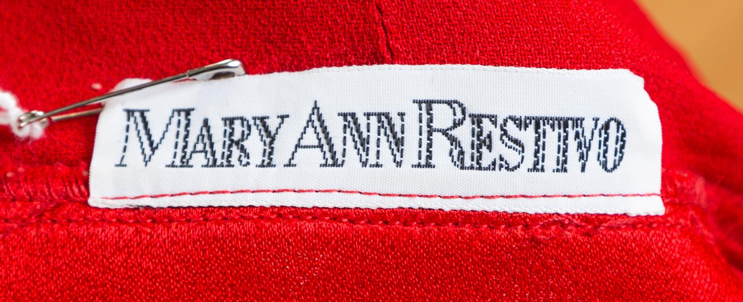 A Mary Ann Restivo Red Kimono, No size.