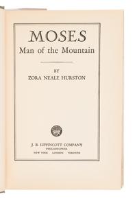 [AFRICAN AMERICAN LITERATURE]. HURSTON, Zora Neale (1891-1960). Moses, Man of the Mountain. Philadelphia: J.B. Lippincott Company, 1939.