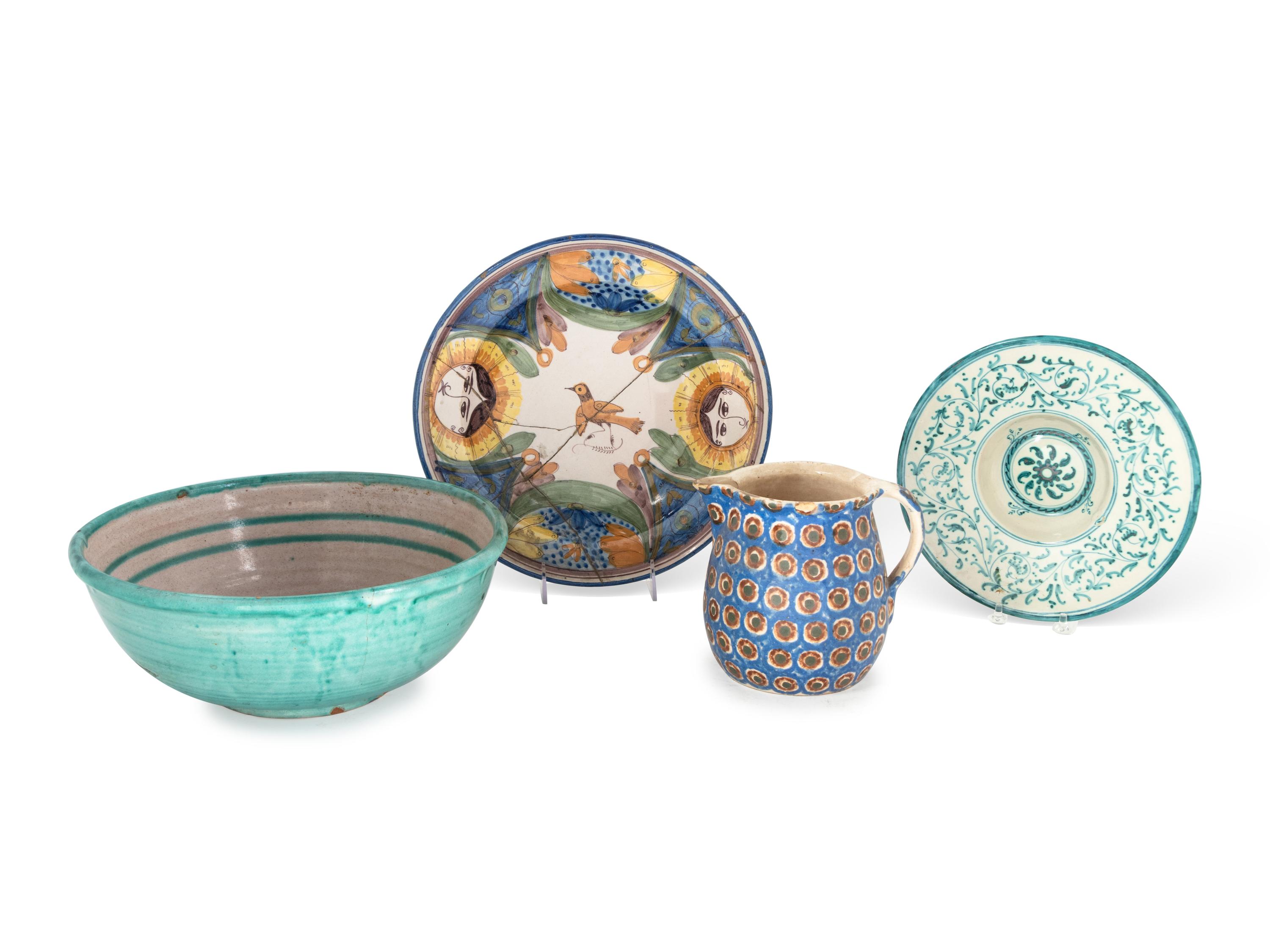 Eleven Italian Ceramic Articles