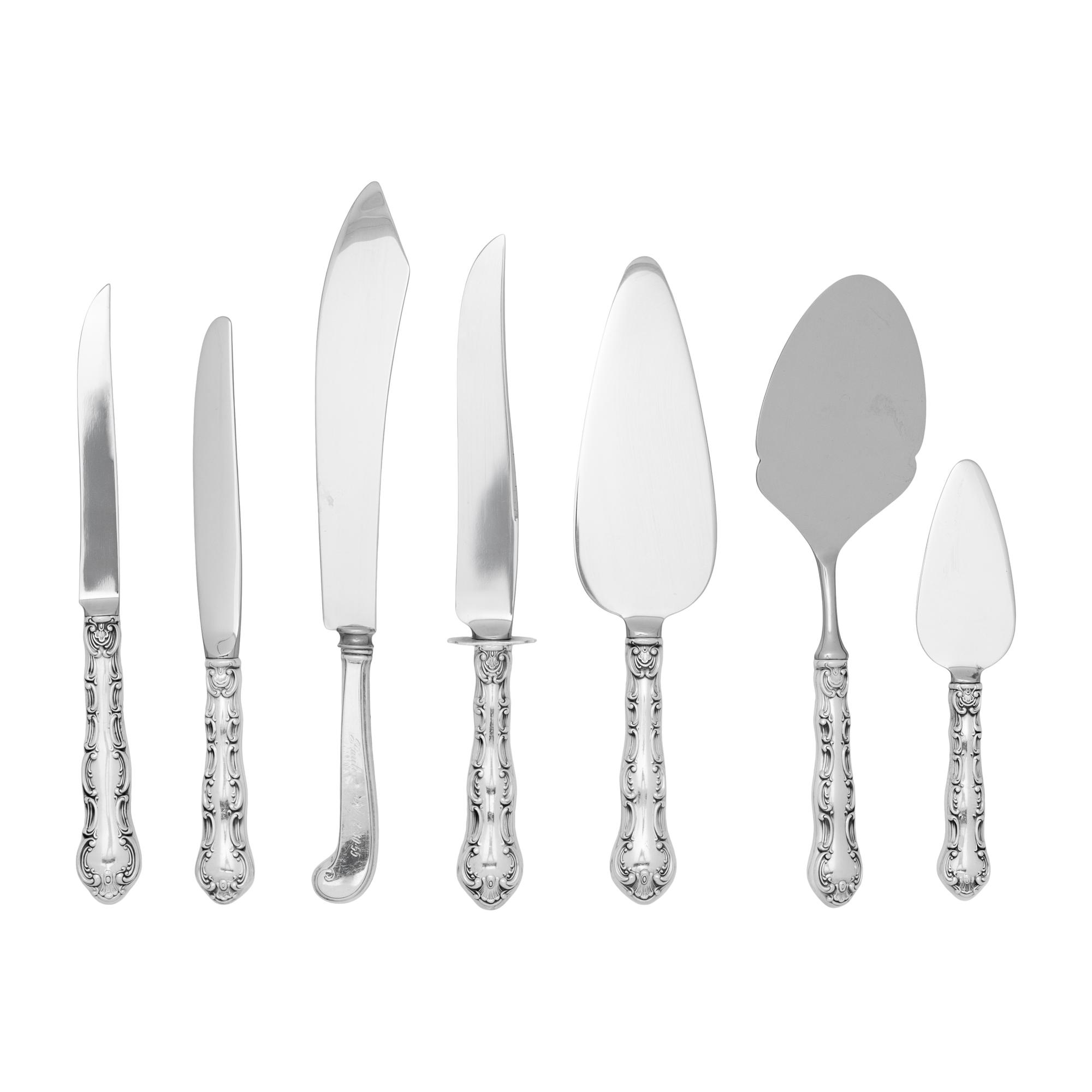 An American Silver Flatware Service