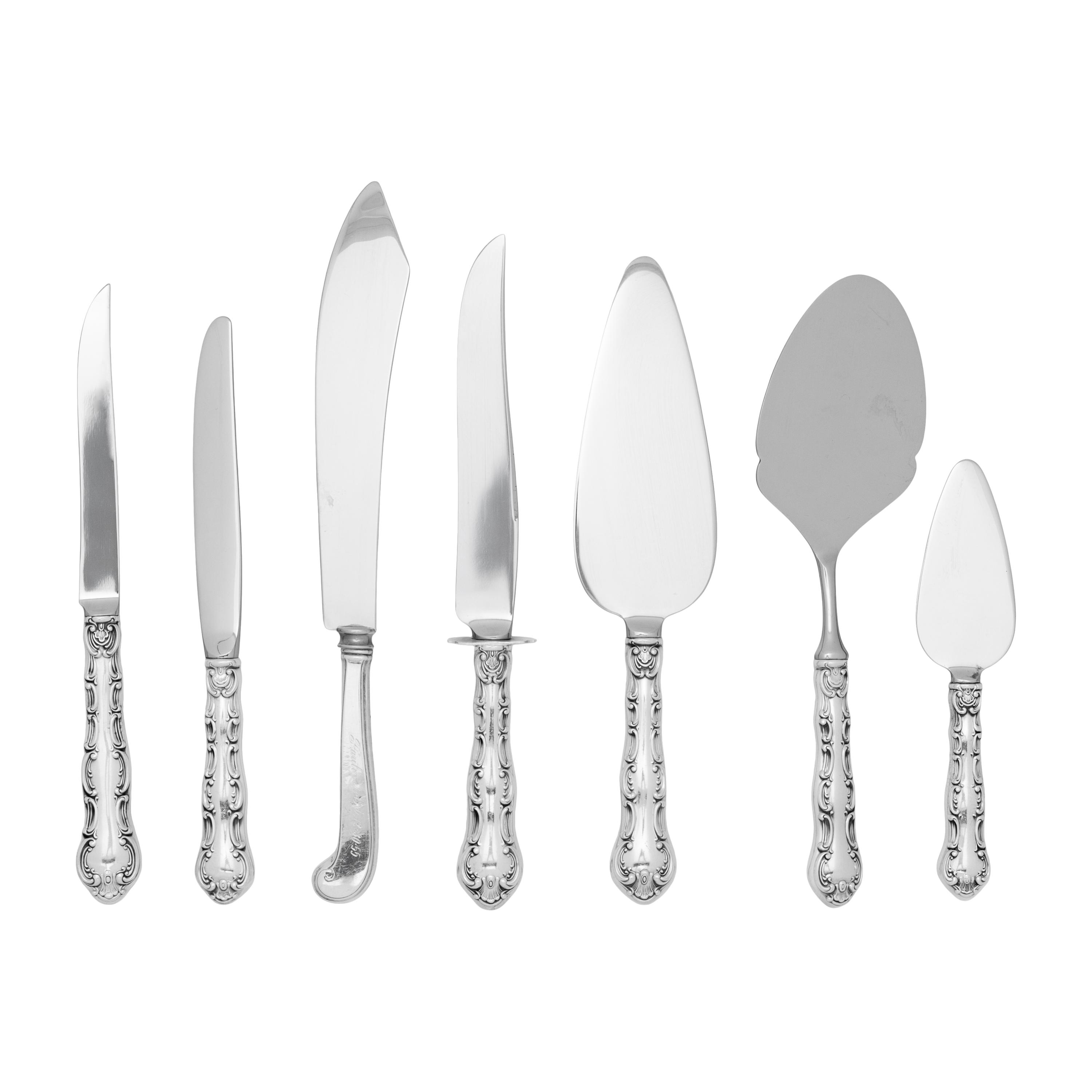 An American Silver Flatware Service