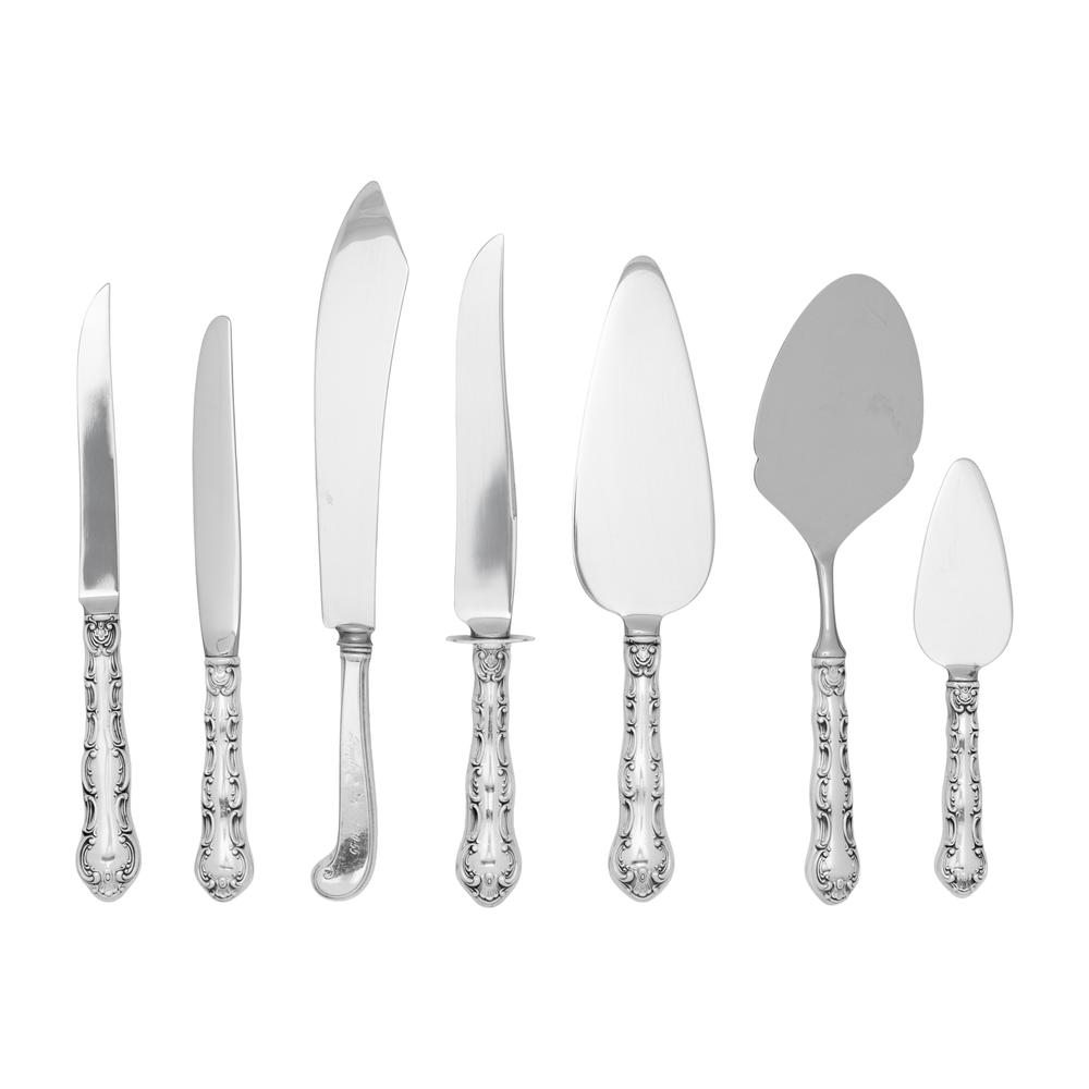 An American Silver Flatware Service