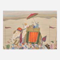 Ustad Haji Muhammad Sharif 莫臥爾王朝畫一幅 (Pakistan b.1889-d.1978)