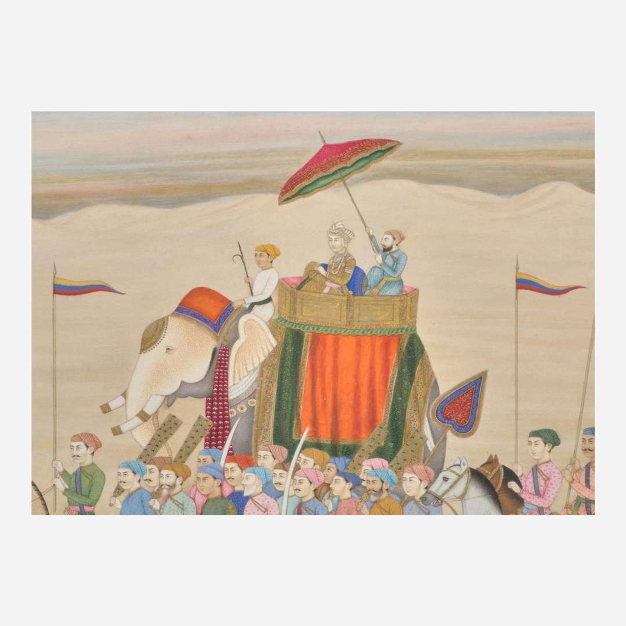 Ustad Haji Muhammad Sharif 莫臥爾王朝畫一幅 (Pakistan b.1889-d.1978)