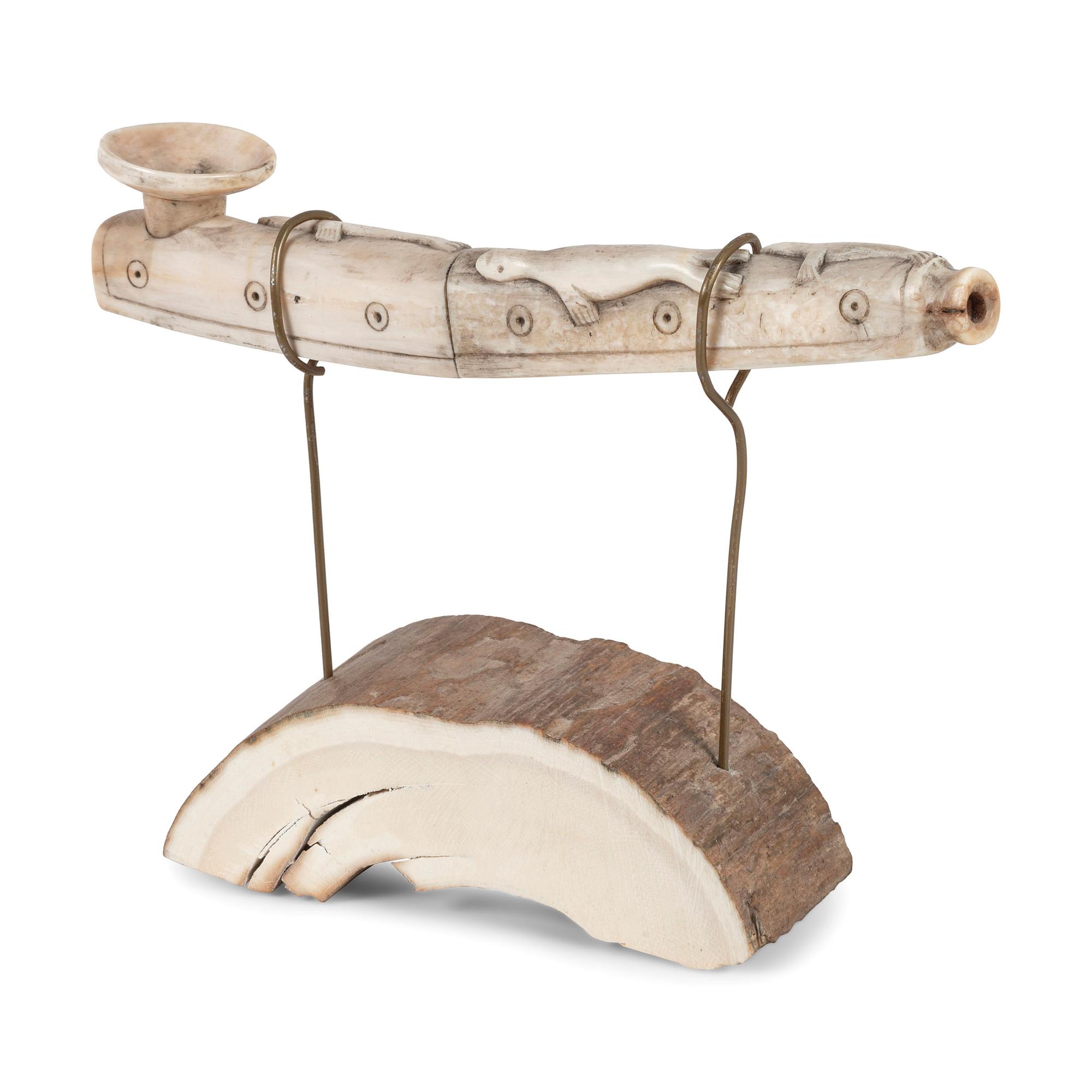 Iñupiat Carved Pipe