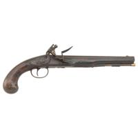 English Flintlock Pistol by Wogdon