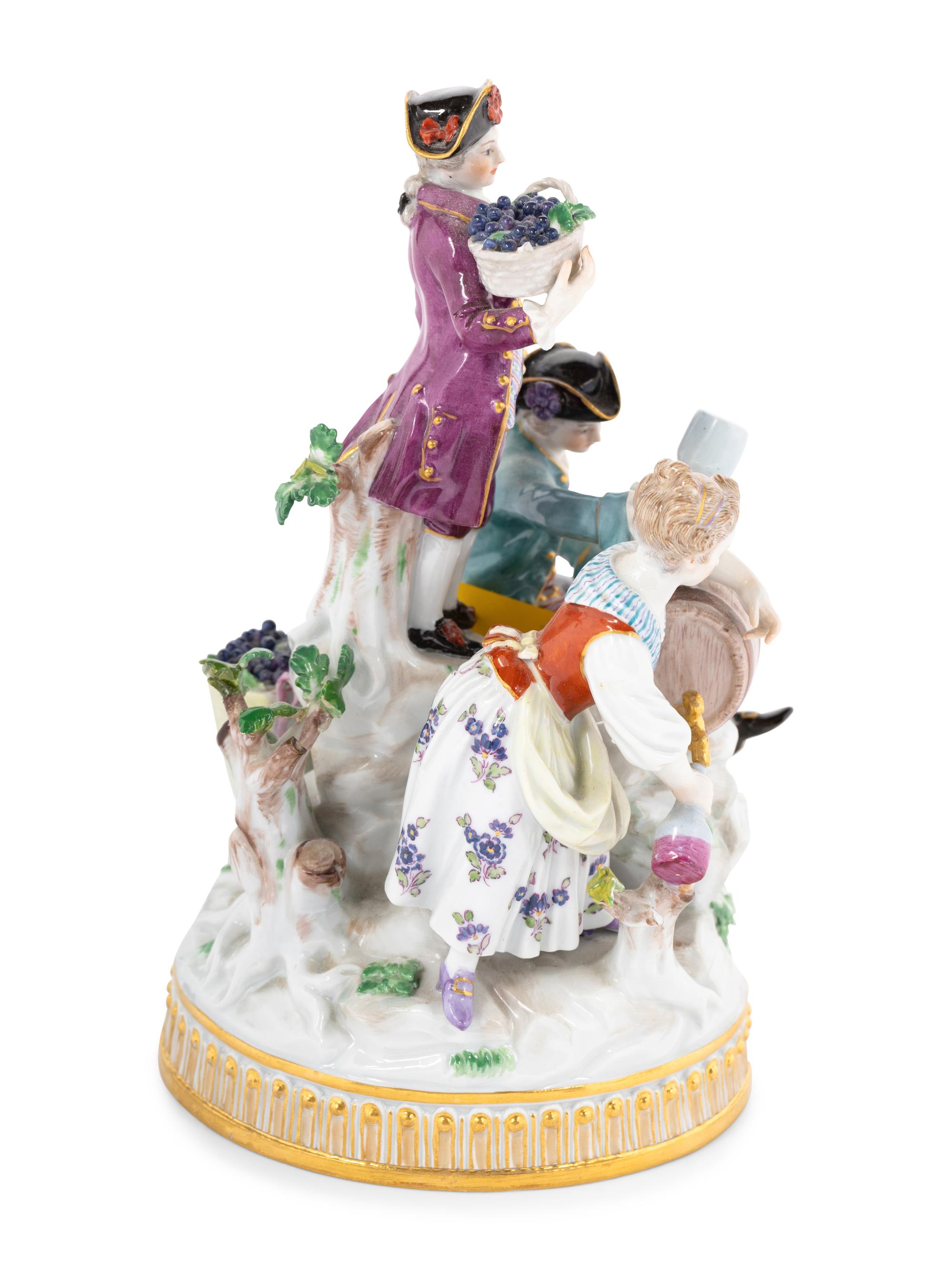 A Meissen Porcelain Figural Group