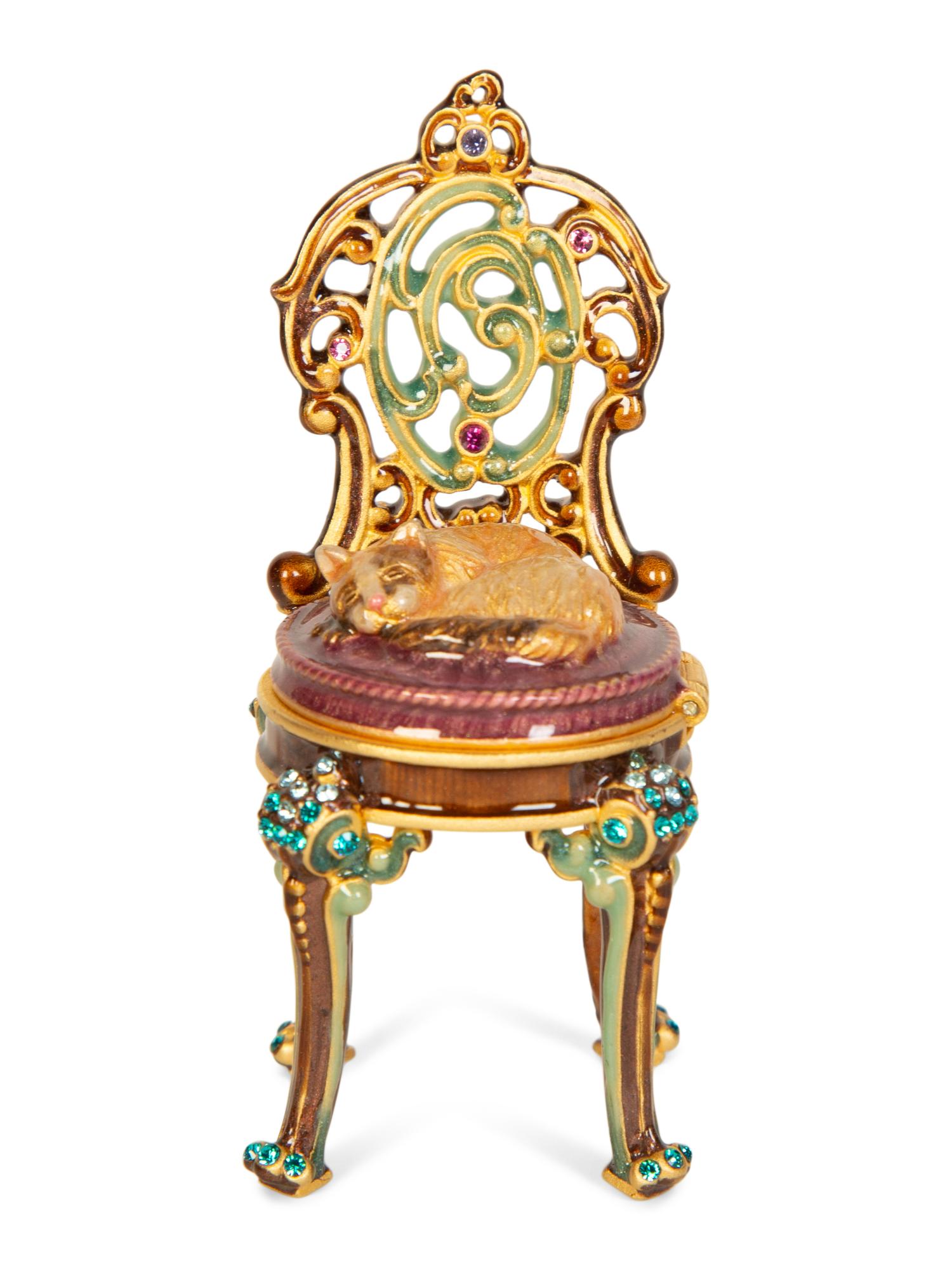 A Group of Decorative Gilt Metal and Enamel Articles