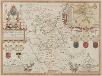 SPEED, John. A group of 2 regional maps of England with hand-coloring in wash and outline, comprising: