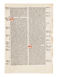 [EARLY PRINTING - LEAVES] A collection of approximately 40 leaves, 15th-18th century, including examples from:
