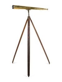 A Broadhurst, Clarkson & Co. Brass Telescope