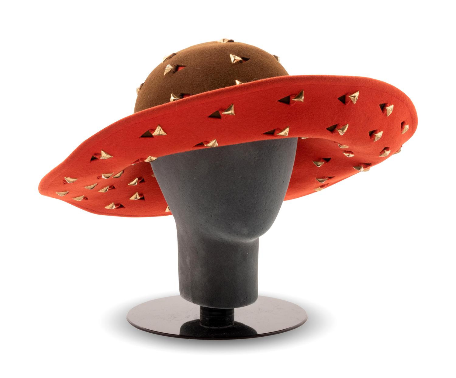 Two Oscar de la Renta Hats and One Sarli Hat, 1980-2000s