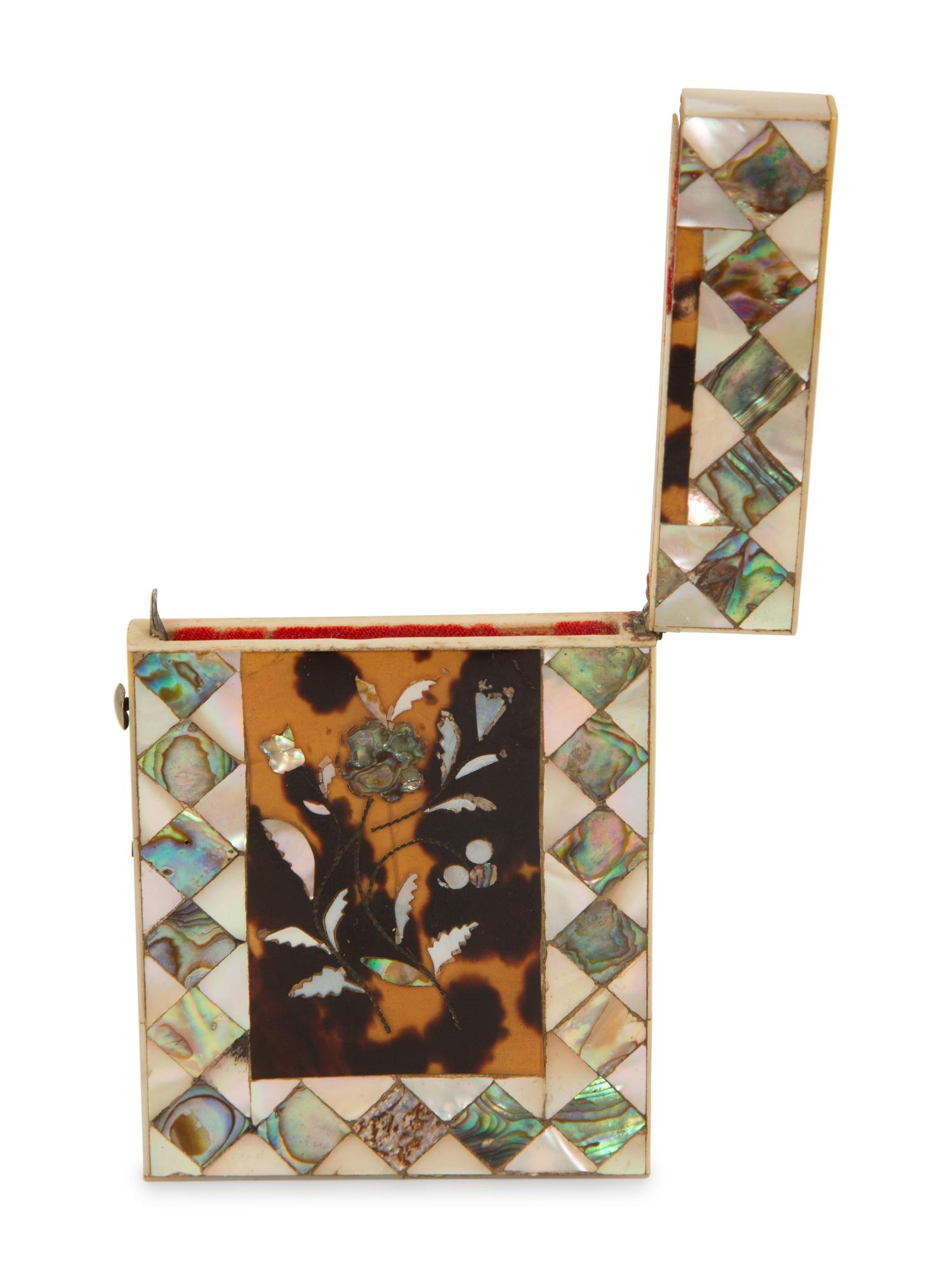 Six Victorian Card Cases