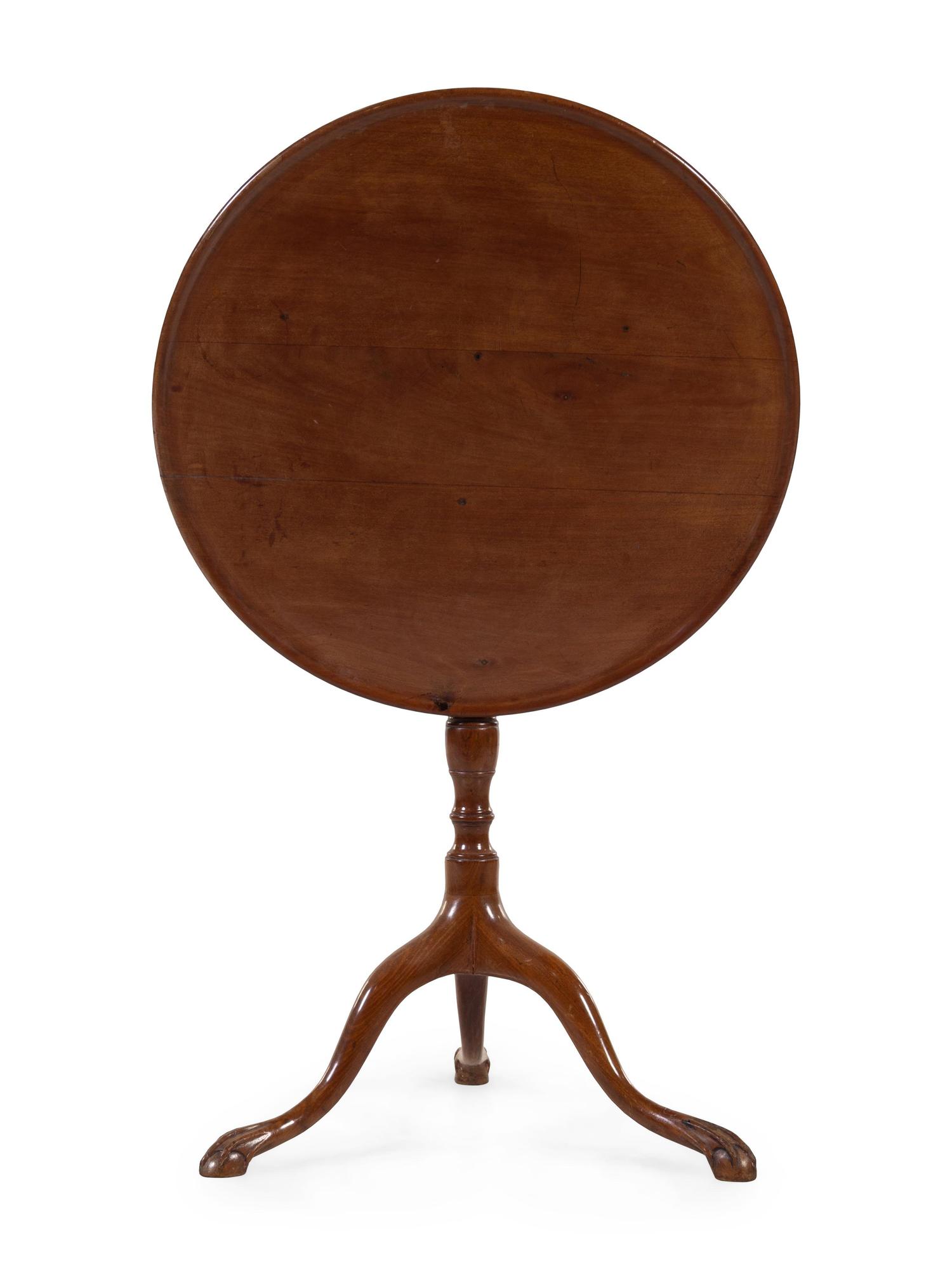 A George III Style Mahogany Tea Table