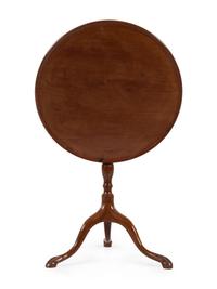 A George III Style Mahogany Tea Table