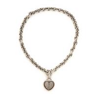 Kieselstein-Cord, Sterling Silver Heart Necklace and Earrings