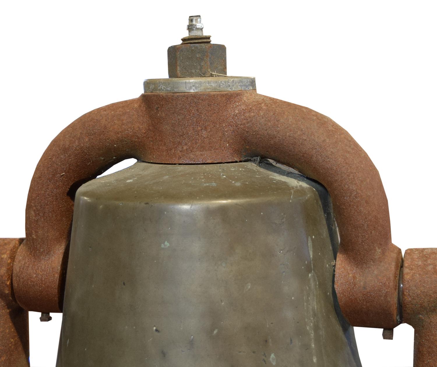 A Bronze Locomotive Bell 15" W x 12.5" D x 18.5" H — United States, Circa 1900
