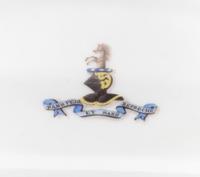 Five Parcel Gilt Porcelain Articles
