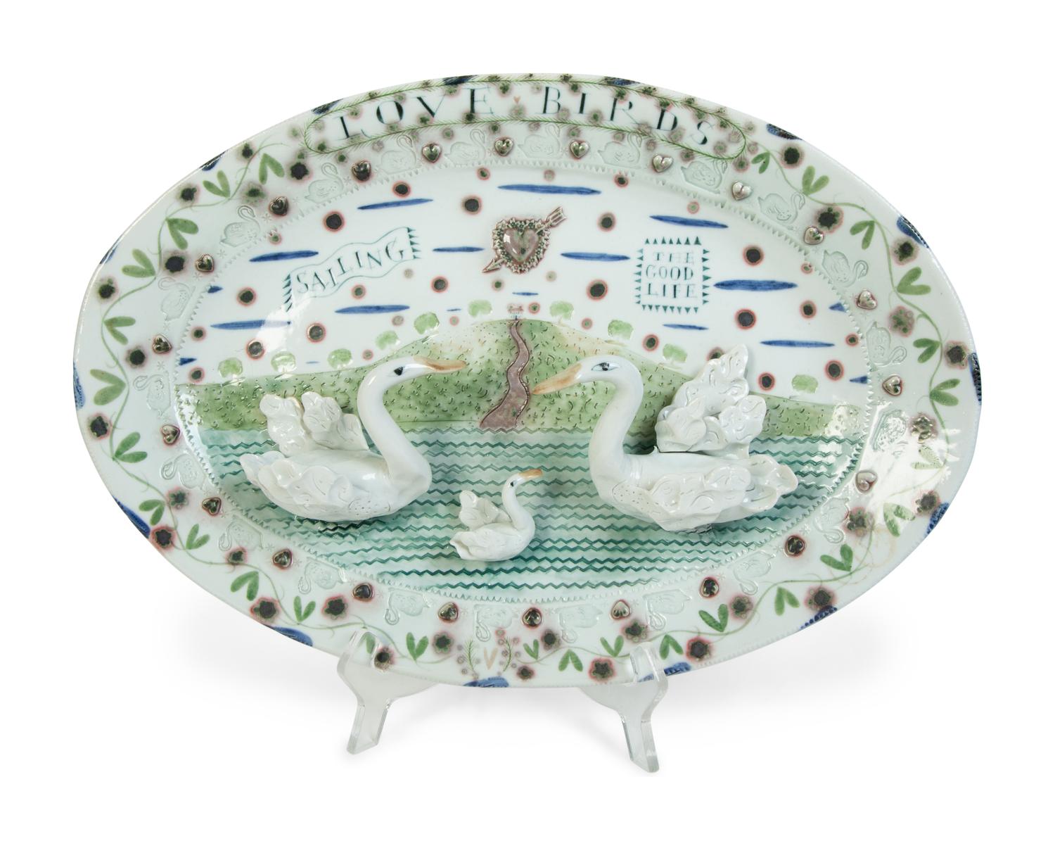 A Group of Five Pieces of Pottery by Mara Superior — 20TH CENTURY