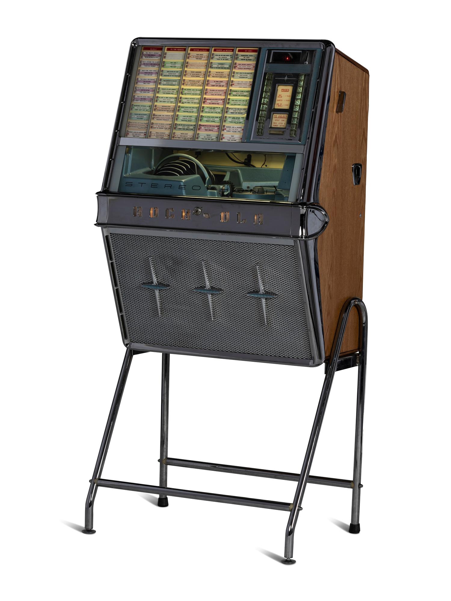 A Rock-Ola Model 1484 Stereophonic Jukebox