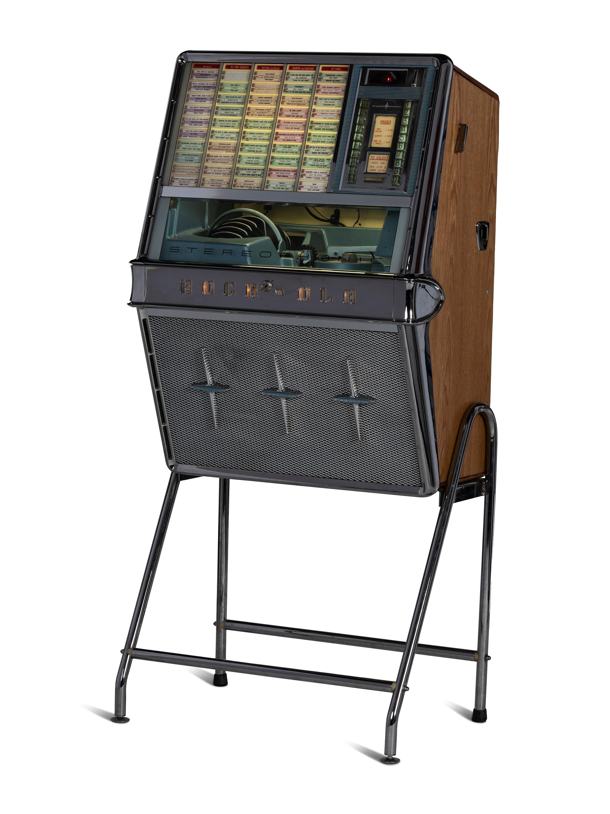 A Rock-Ola Model 1484 Stereophonic Jukebox