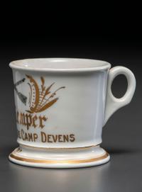 A WWI Colonel's Porcelain Shaving Mug