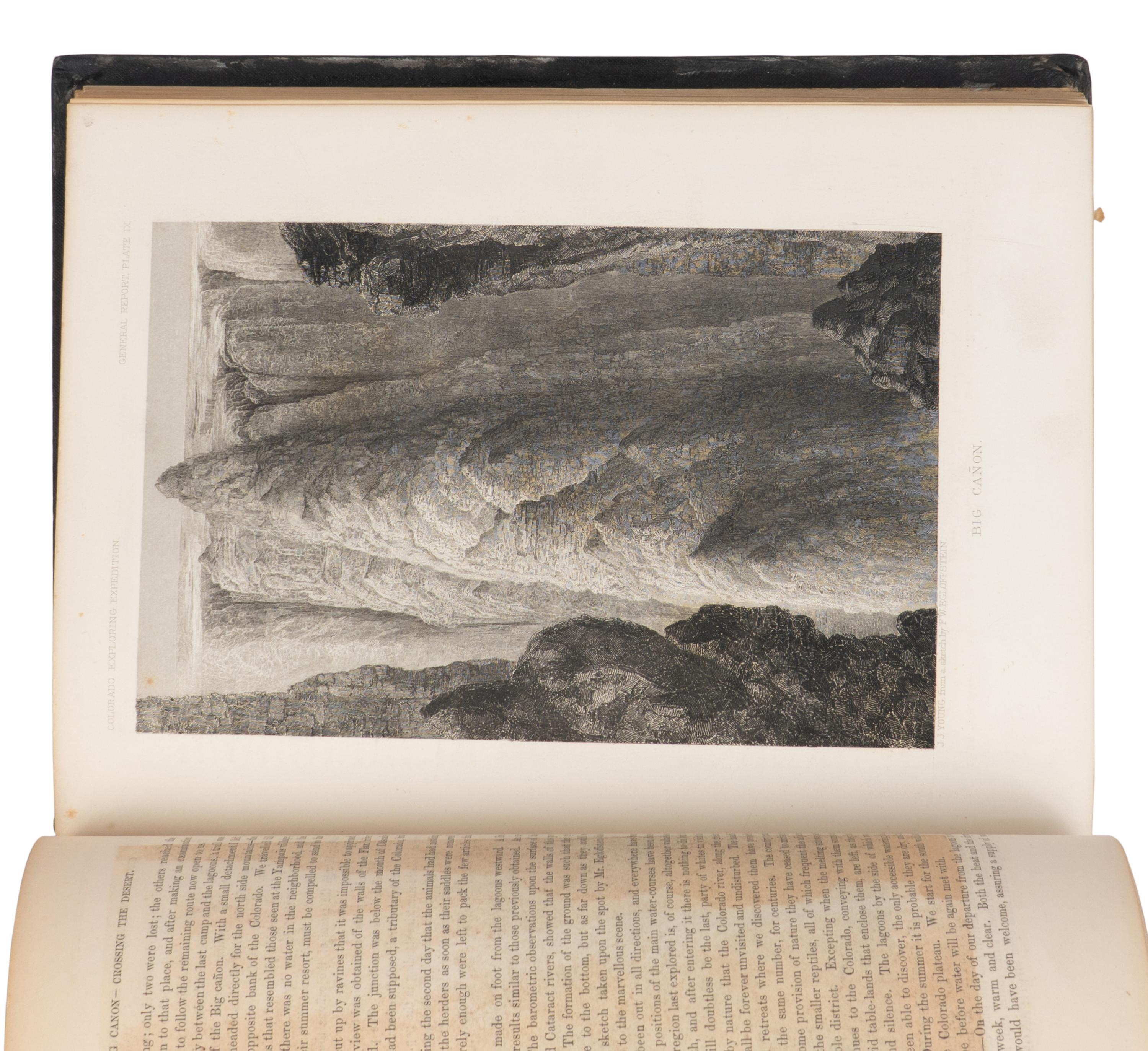 IVES, Joseph Christmas (1829-1868). Report Upon the Colorado River of the West, Under the Direction of the Office of Explorations and Surveys... Washington: Government Printing Office, 1861.