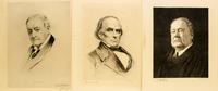 A Group of 3 Etchings of Gentlemen Sheet size of largest: 21 1/4 x 16 3/4 inches. — 20th Century