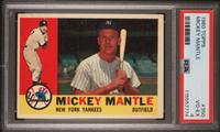 A 1960 Topps Mickey Mantle Baseball Card No. 350 (PSA 4 VG-EX) from The Collection of David Eisenhower