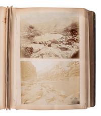 [EARLY PHOTOGRAPHY - WESTERN AMERICANA]. Album containing photographs documenting Robert B. Stanton's Survey of the Colorado River, 1889.