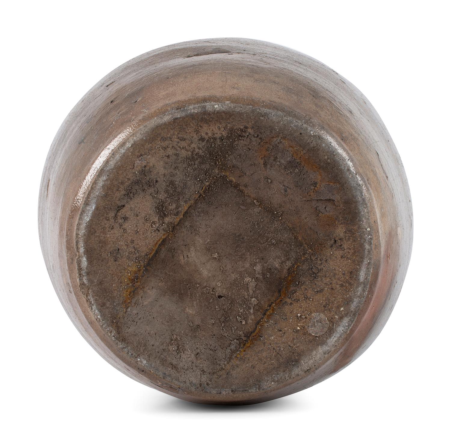 A Cobalt Decorated Three Gallon Stoneware Fern Jug