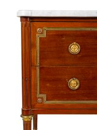 A Louis XVI Style Mahogany Two-Drawer Commode by Maison Jansen — EARLY 20TH CENTURY