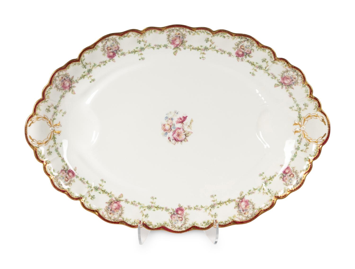 A Haviland Limoges Porcelain Serving Platter