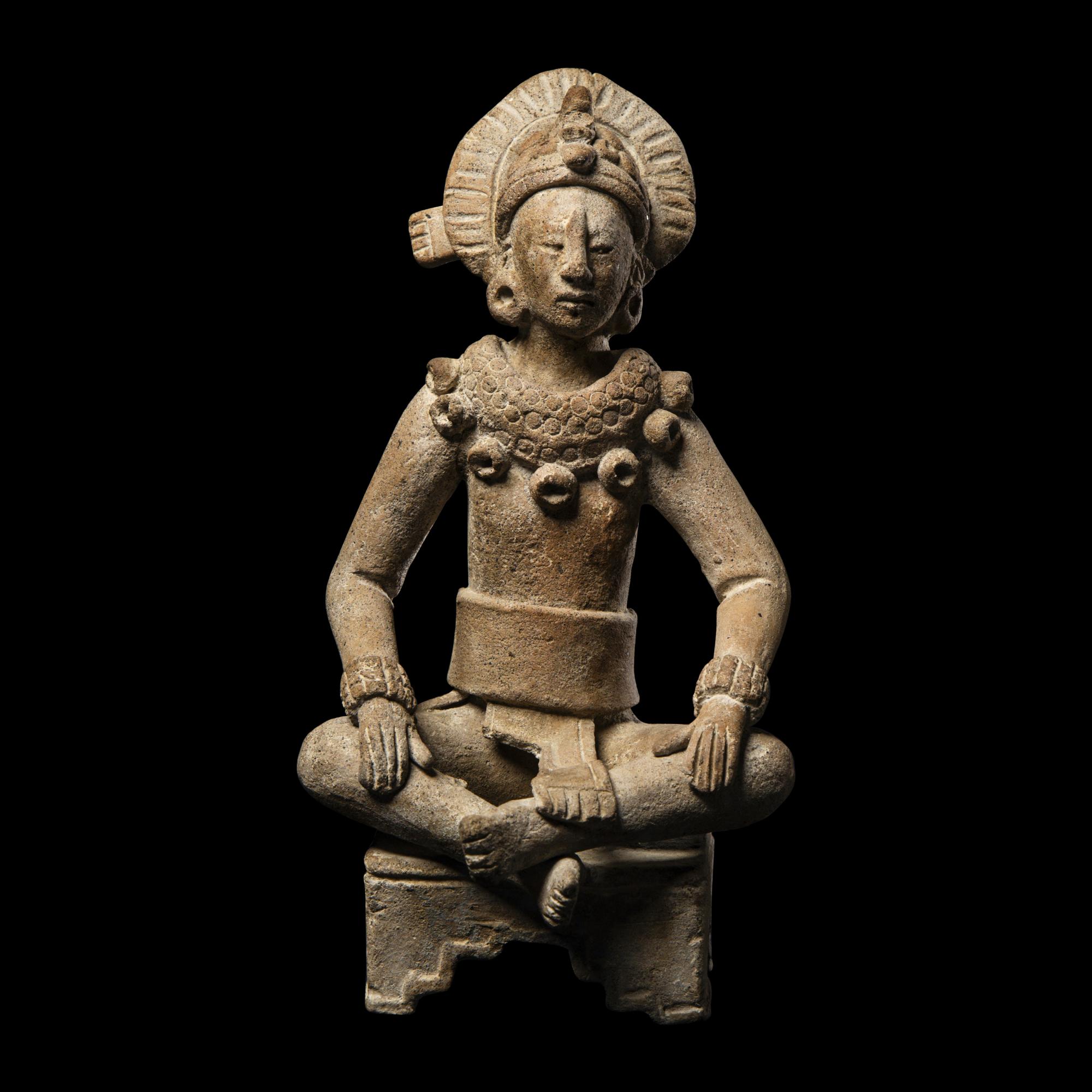 A Maya or Veracruz Terracotta Figure