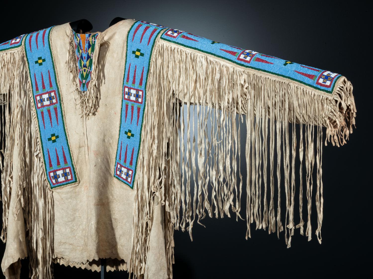 Assiniboine Beaded Hide Shirt