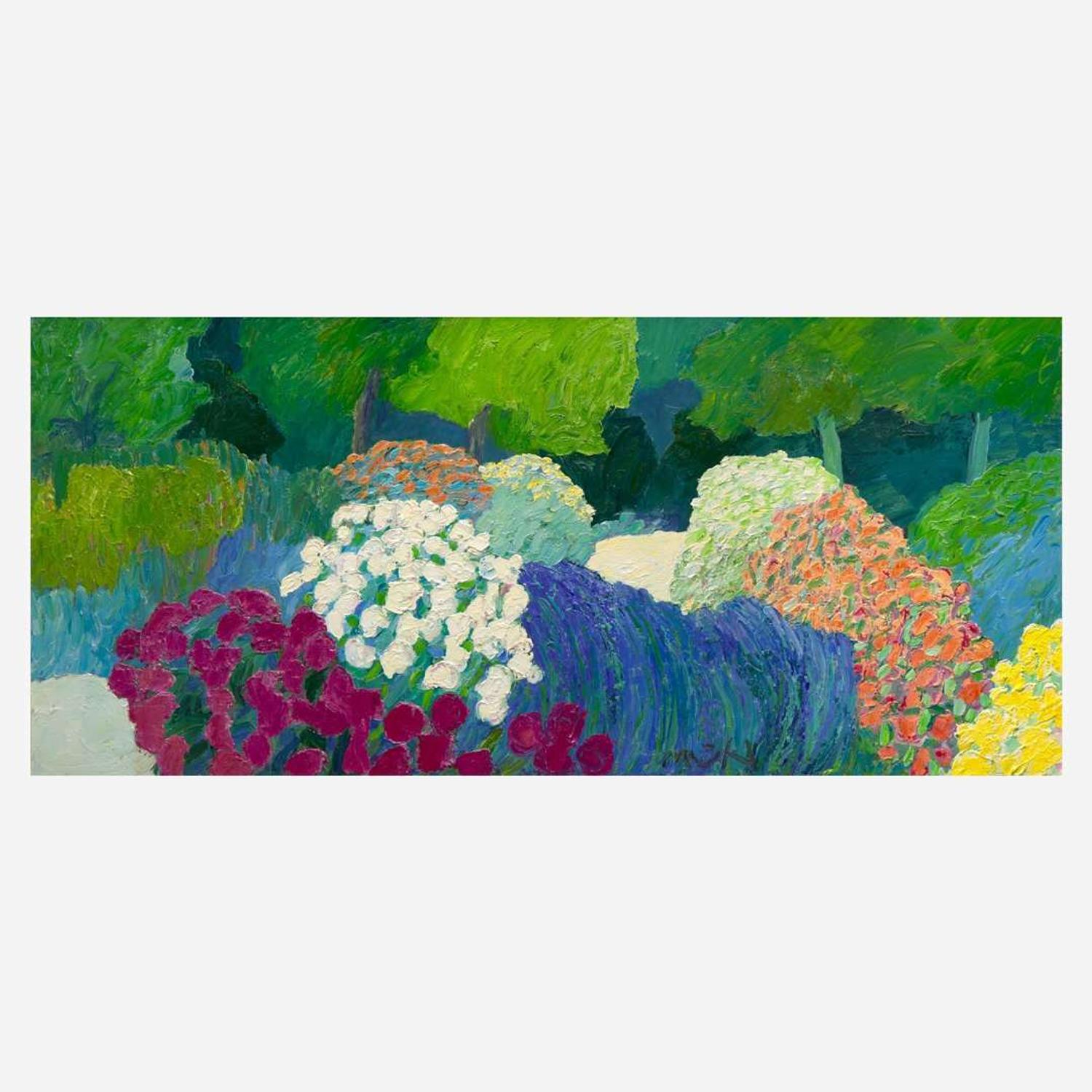 Roger Mühl (French/German, 1929-2008) Jardin en Fleurs