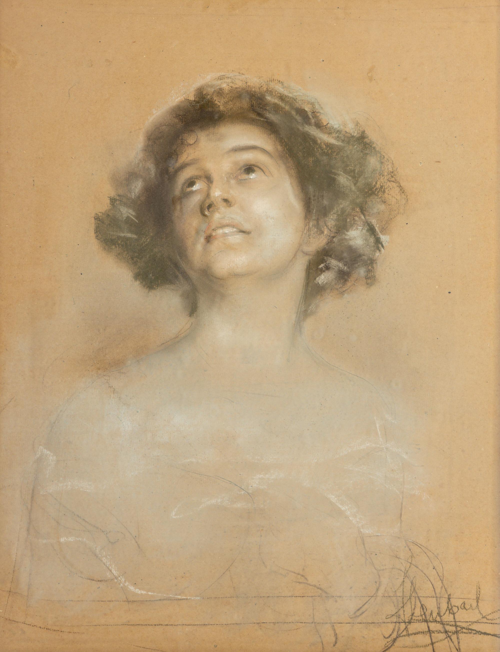 Portrait of German stage actress, Agnes Sorma
