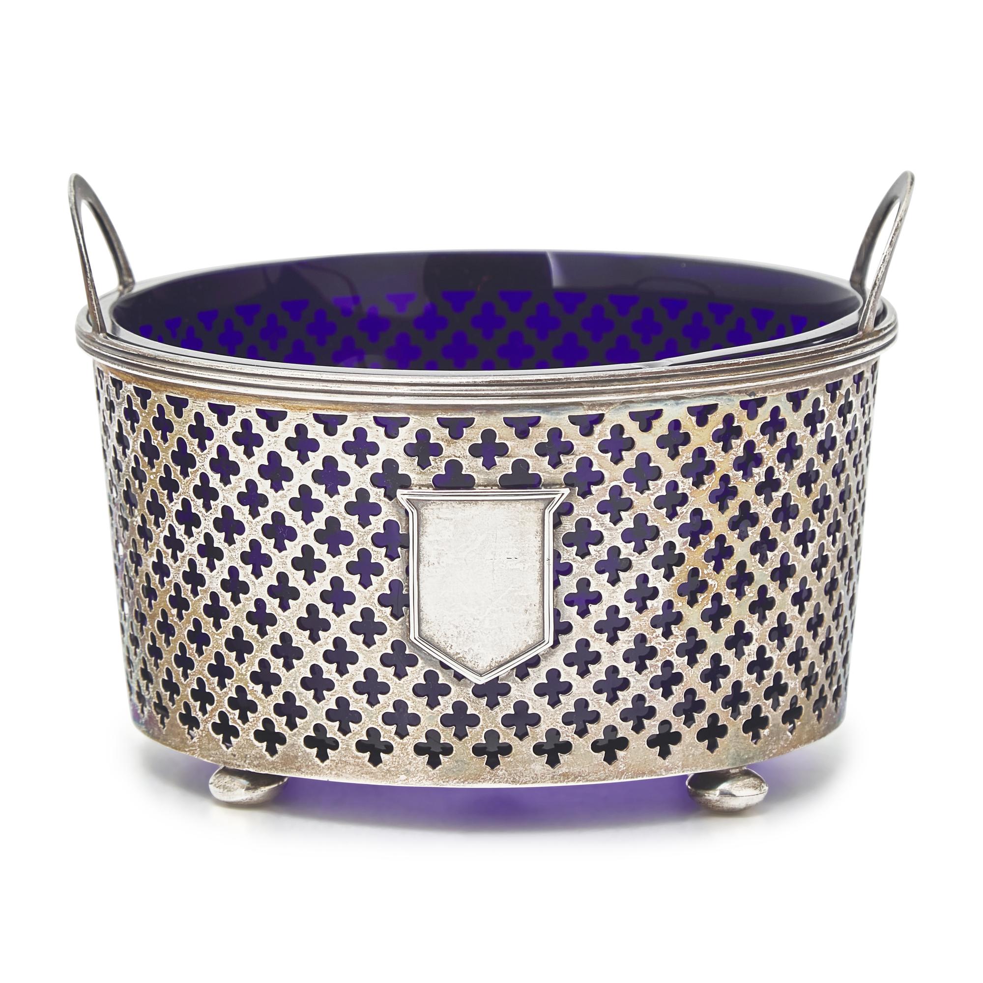An American Pierced Silver Sugar Bowl
