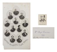 [ENSLAVEMENT & ABOLITION]. A group of 11 items related to abolitionists including William Lloyd GARRISON, Wendell PHILLIPS, Gerrit SMITH, and Henry Ward BEECHER.